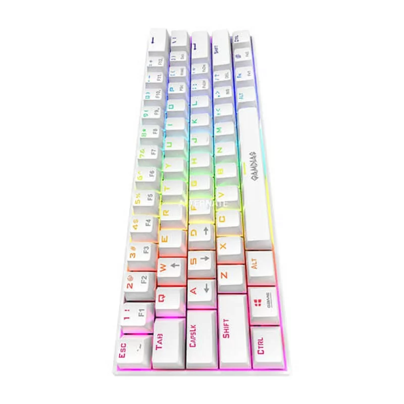 Gamdias Hermes E3 RGB 60% Blue switch - White Gamdias Hermes E3 RGB 60% Blue switch - White